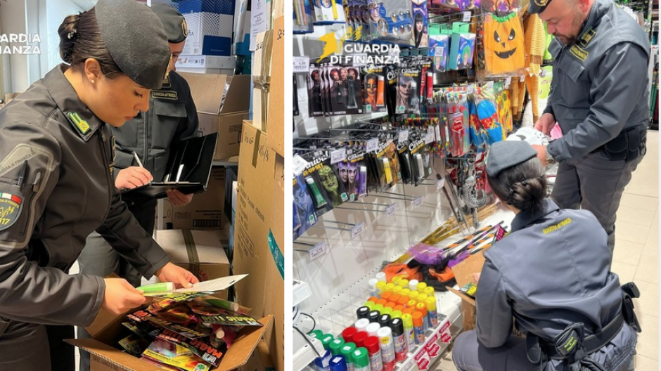 Carnevale sicuro, la Guardia di Finanza sequestra 13mila prodotti a Domodossola